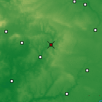 Nearby Forecast Locations - Ножан-ле-Ротру - карта