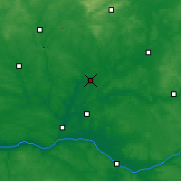 Nearby Forecast Locations - Précigné - карта