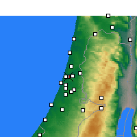 Nearby Forecast Locations - Бней-Брак - карта