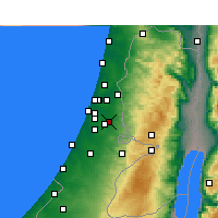 Nearby Forecast Locations - Лод - карта