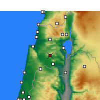 Nearby Forecast Locations - Назарет - карта