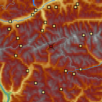 Nearby Forecast Locations - Ahrntal - карта
