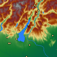 Nearby Forecast Locations - Мальчезине - карта