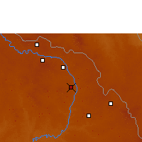 Nearby Forecast Locations - Китве-Нкана - карта