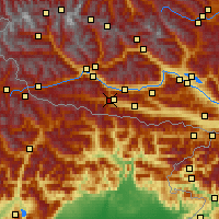 Nearby Forecast Locations - Vorhegg - карта