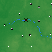 Nearby Forecast Locations - Zawisty Podleśne - карта