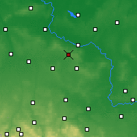 Nearby Forecast Locations - Wierzchowice - карта