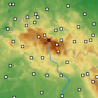 Nearby Forecast Locations - Шпиндлерув-Млин - карта