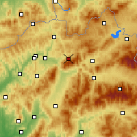 Nearby Forecast Locations - Terchová - карта