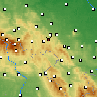Nearby Forecast Locations - Валбжих - карта
