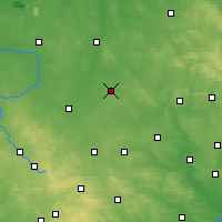 Nearby Forecast Locations - Влощова - карта
