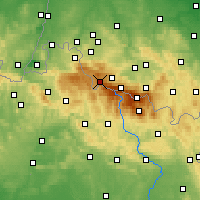 Nearby Forecast Locations - Jakuszyce - карта