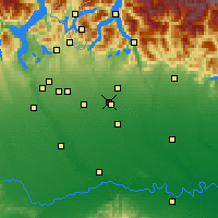 Nearby Forecast Locations - Чинизелло-Бальсамо - карта