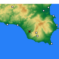Nearby Forecast Locations - Виттория - карта