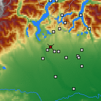 Nearby Forecast Locations - Галларате - карта