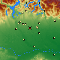 Nearby Forecast Locations - Ро - карта