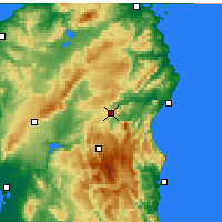 Nearby Forecast Locations - Нуоро - карта