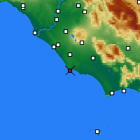 Nearby Forecast Locations - Анцио - карта