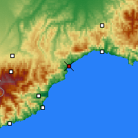 Nearby Forecast Locations - Савона - карта