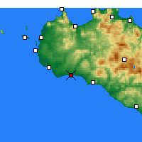 Nearby Forecast Locations - Marinella di Selinunte - карта