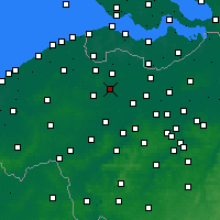Nearby Forecast Locations - Зомергем - карта