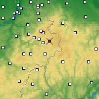 Nearby Forecast Locations - Бютгенбах - карта