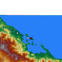 Nearby Forecast Locations - Бокас-дель-Торо - карта