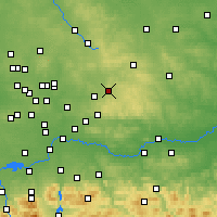 Nearby Forecast Locations - Олькуш - карта