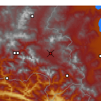 Nearby Forecast Locations - Юксекова - карта