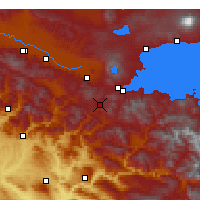 Nearby Forecast Locations - Битлис - карта