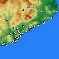 Nearby Forecast Locations - Матаро - карта