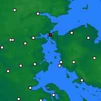 Nearby Forecast Locations - Middelfart - карта