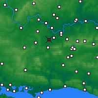 Nearby Forecast Locations - Уокинг - карта