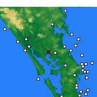 Nearby Forecast Locations - Paparoa - карта