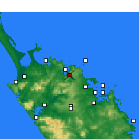Nearby Forecast Locations - Kaeo - карта