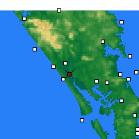 Nearby Forecast Locations - Te Kōpuru - карта