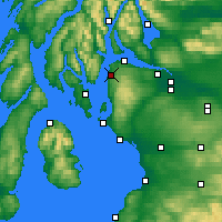 Nearby Forecast Locations - Inverkip - карта