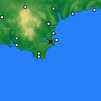 Nearby Forecast Locations - Дартмут - карта