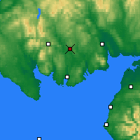 Nearby Forecast Locations - Loch Ken - карта