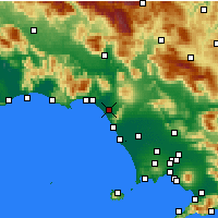 Nearby Forecast Locations - Челлоле - карта