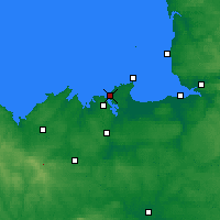 Nearby Forecast Locations - Сен-Мало - карта