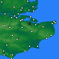 Nearby Forecast Locations - Sittingbourne - карта