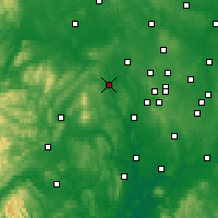 Nearby Forecast Locations - Bridgnorth - карта