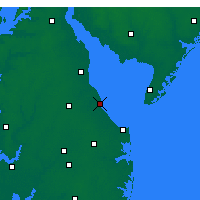 Nearby Forecast Locations - Милфорд - карта