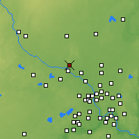Nearby Forecast Locations - Элк-Ривер - карта