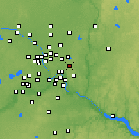 Nearby Forecast Locations - Норт-Сент-Пол - карта