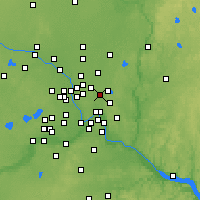 Nearby Forecast Locations - Ваднес-Хайтс - карта