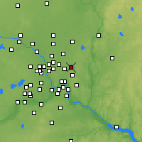 Nearby Forecast Locations - Уайт-Бэр-Лейк - карта