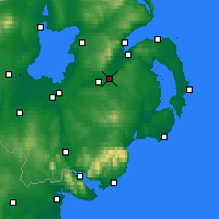 Nearby Forecast Locations - Лисберн - карта