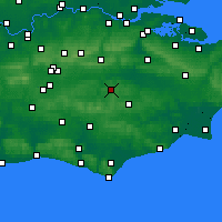 Nearby Forecast Locations - Роял-Танбридж-Уэллс - карта
